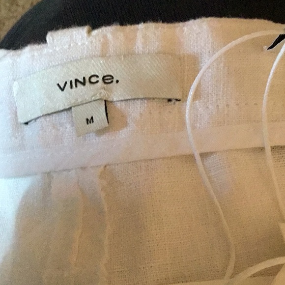 NWT Vince White Linen Pants - Picture 5 of 8